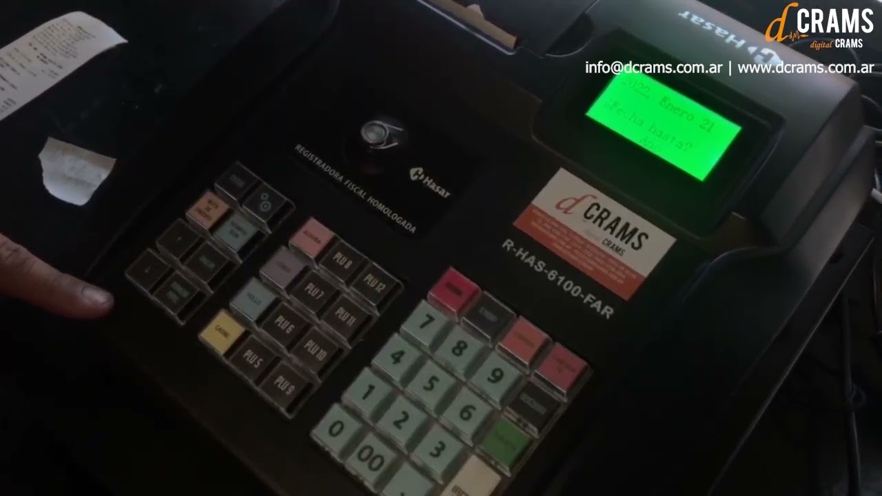 Descarga de Reportes Digitales de AFIP | Registradora Fiscal R-HAS 6100