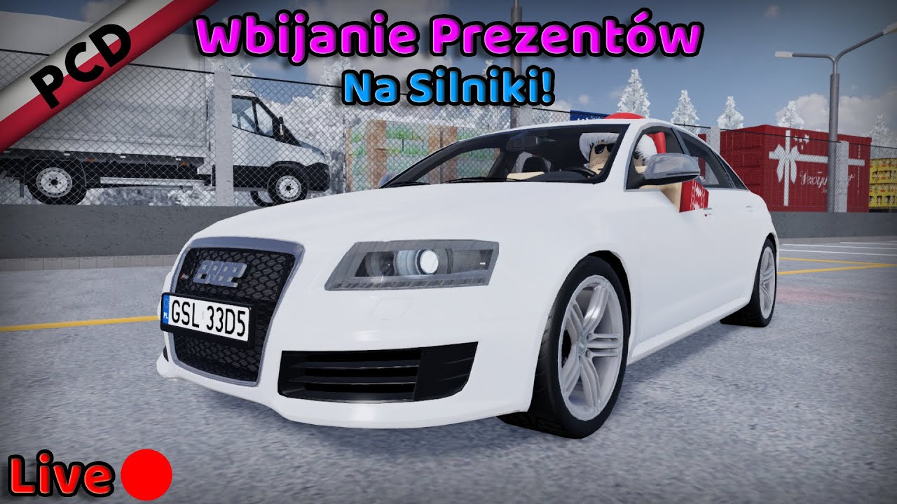 Live 🔴. Wbijanie prezentów na silniki do aut z Eventu Świątecznego w Polish Car Driving!