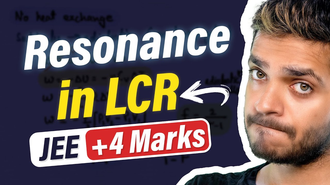 Resonance in LCR Circuit JEE Numericals Questions & PYQs | Alternating Current JEE Mains Questions