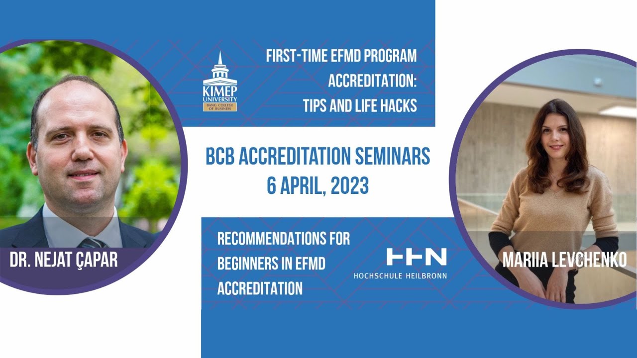 Recommendations for Beginners in EFMD Accreditation (in Russian language)