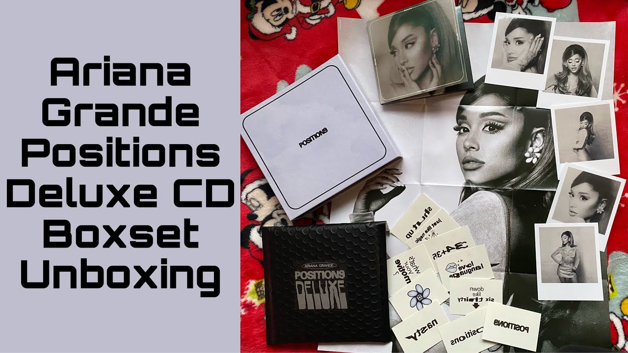 Ariana Grande Positions Deluxe CD Boxset Unboxing