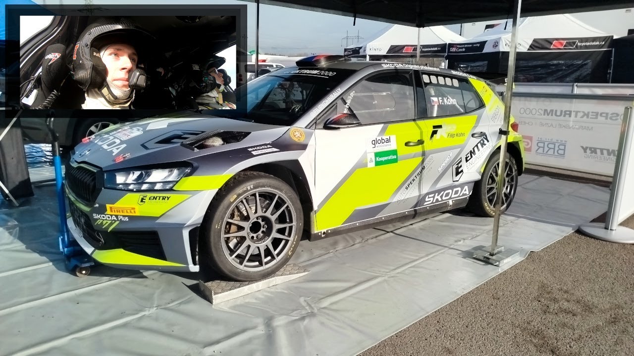 Svezení s Filipem Kohnem ve Škodě Fabia RS Rally2 | Setkání mistrů Sosnová 2025