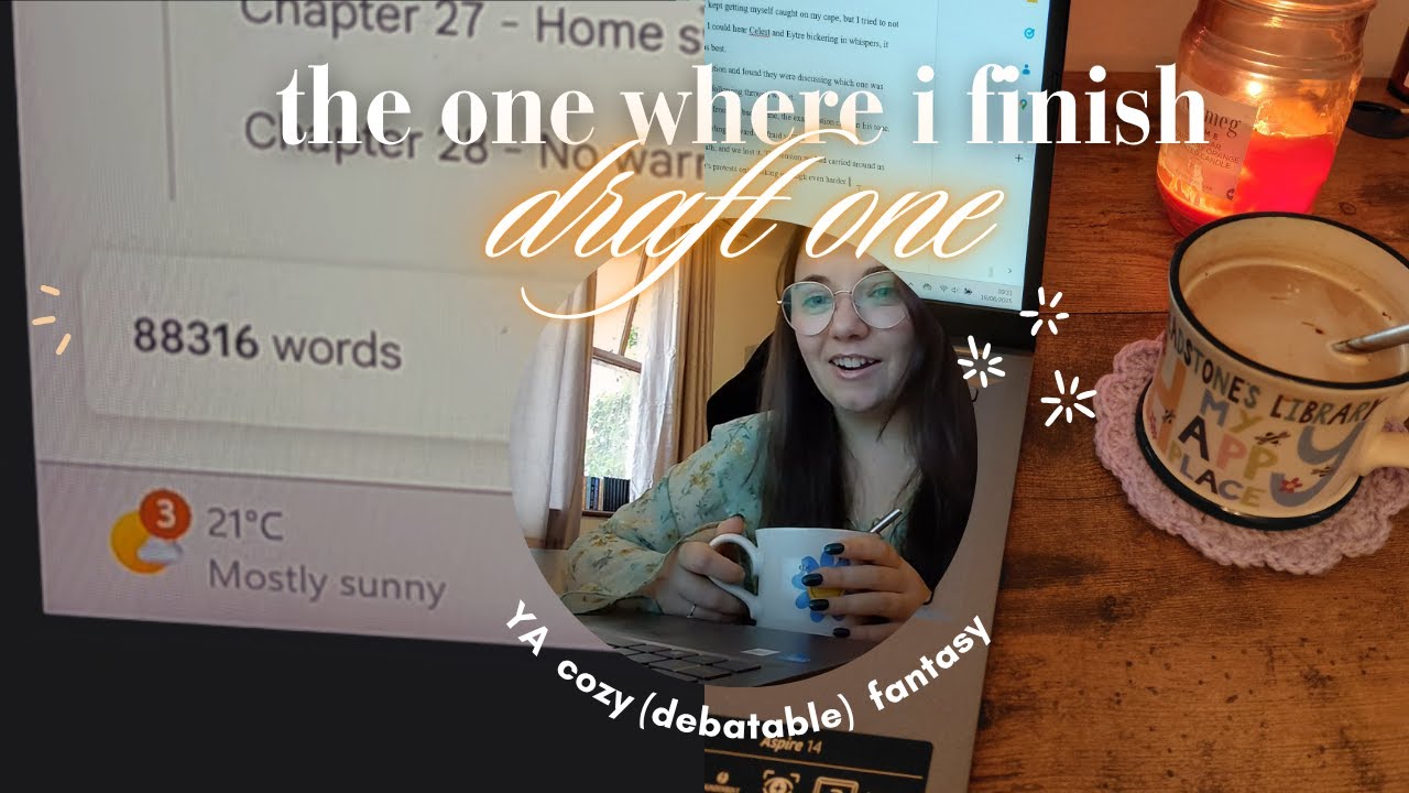 88K words and an existential (plotting) crisis later...draft one is DONE✨ writing vlog
