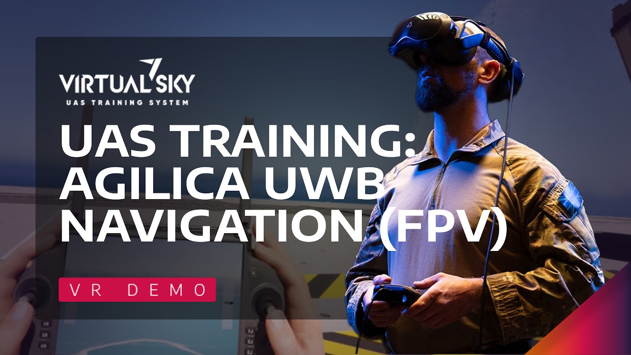 Agilica UWB UAS Demo  GPS‑Independent Flight with FPV & Third‑Person HUD Switching