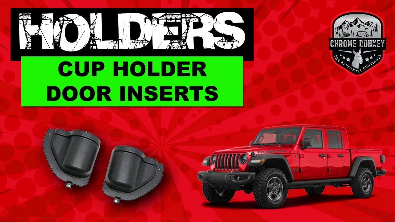 Jeep Gladiator & Jeep Wrangler Cup Holders
