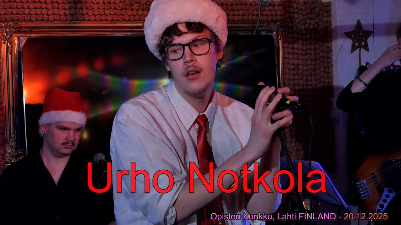 Urho Notkola, Avaruus (Walking In The Air), 20.12.2025 Lahti