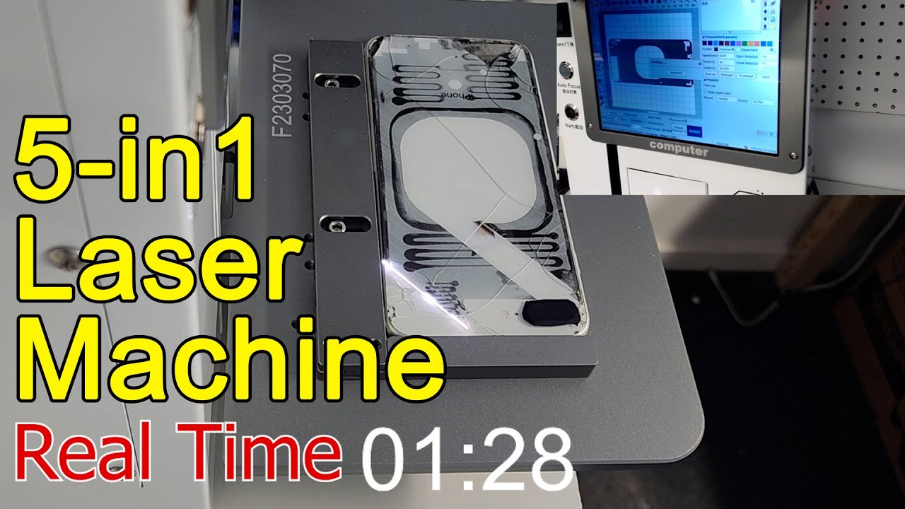 The NEW 5-in-1 iPhone Back Glass Removal and Engraving LASER Machine