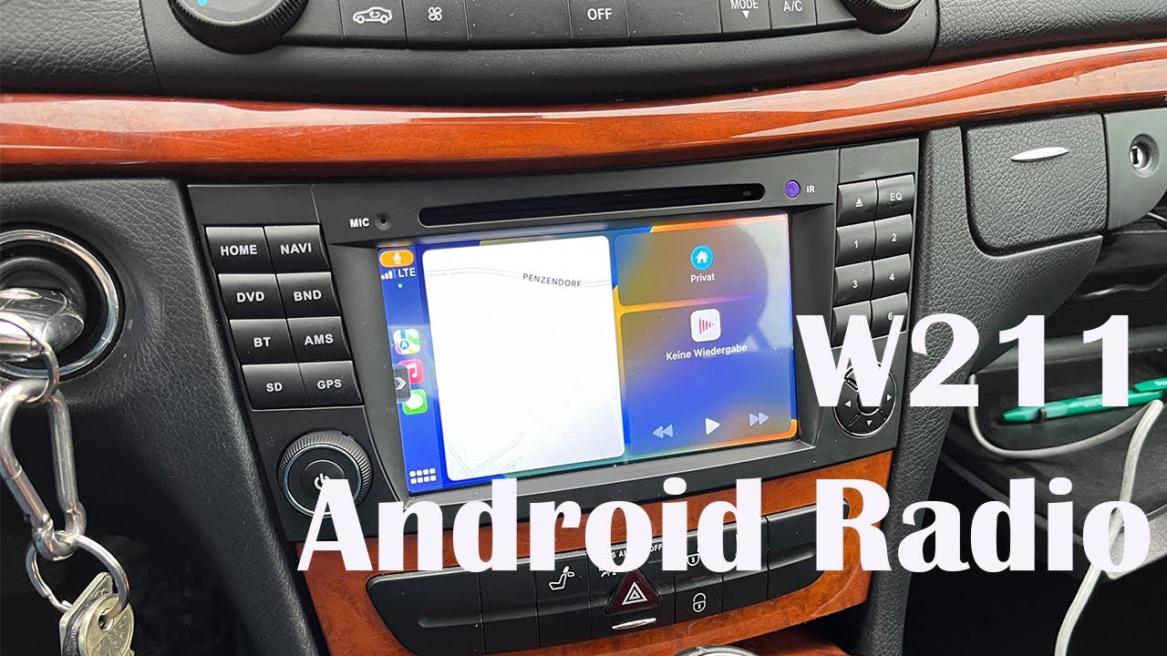 Установка Android Radio в мой W211 E-Class (Видеоблог)