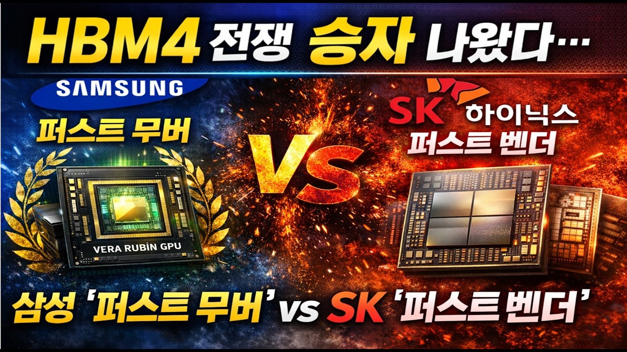 “HBM4 전쟁 승자 나왔다