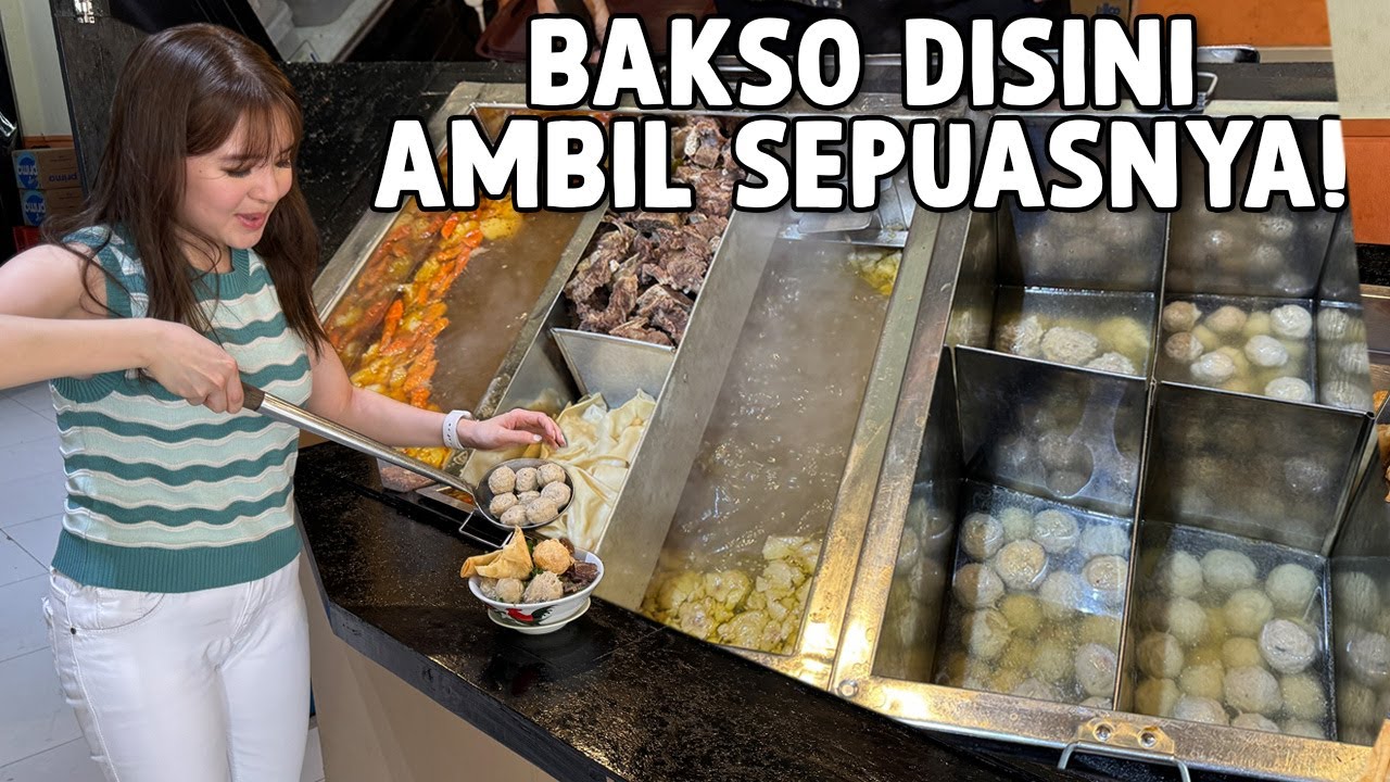 JUALAN BAKSO BOLEH AMBIL SEPUASNYA SAMPE MANGKOK LUBER !!