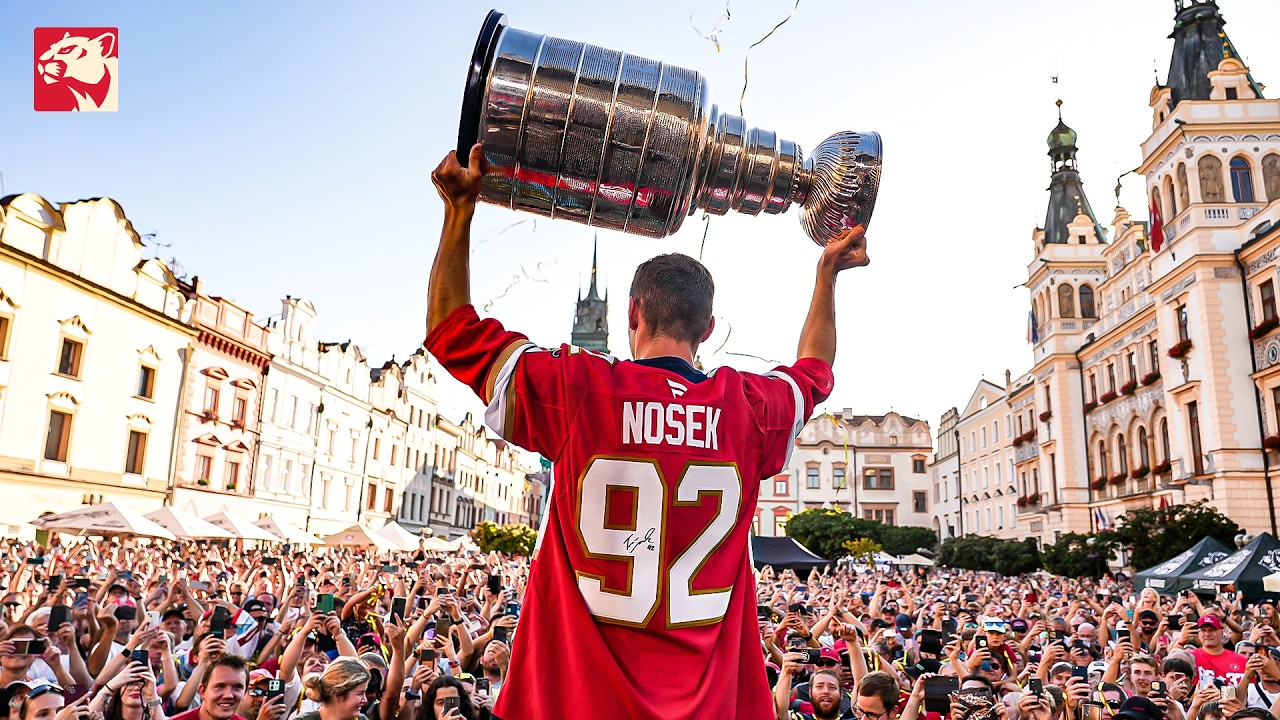 Tom&aacute;&scaron; Nosek's Day with the Stanley Cup | 📍 Pardubice, CZE