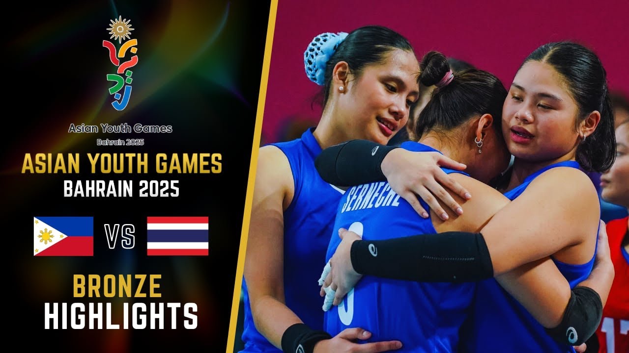 PHILIPPINES 🇵🇭 VS THAILAND 🇹🇭 | BRONZE MEDAL 🥉 |  Game Highlight | Asian Youth Games Bahrain 2025