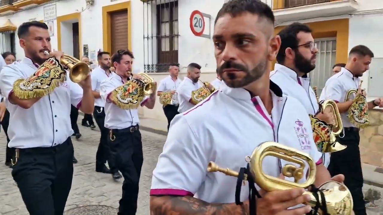Pasacalles de la BCT Cautivo de Málaga en Cañete la Real
