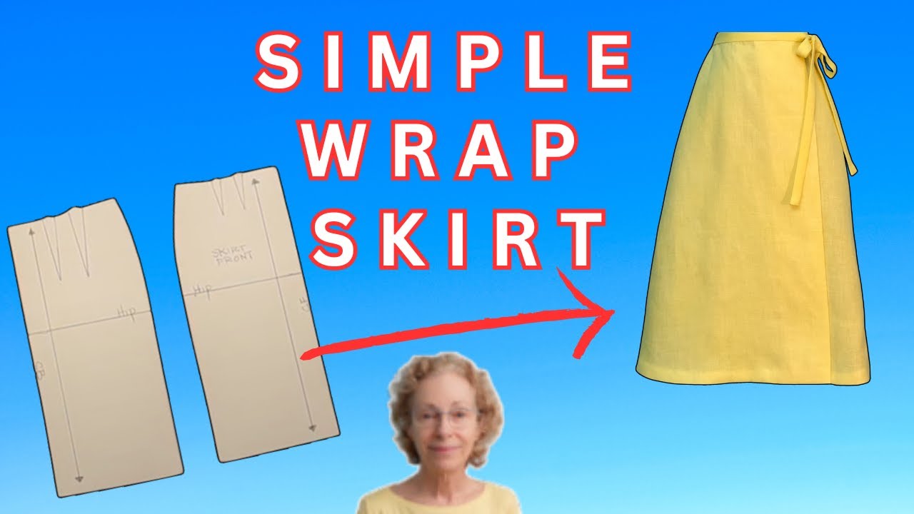 How to Draft a Pattern for a Simple Wrap Skirt