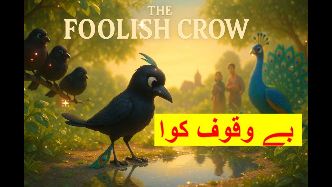 👌Foolish Crow😊بے وقوف کوا🐱‍🐉