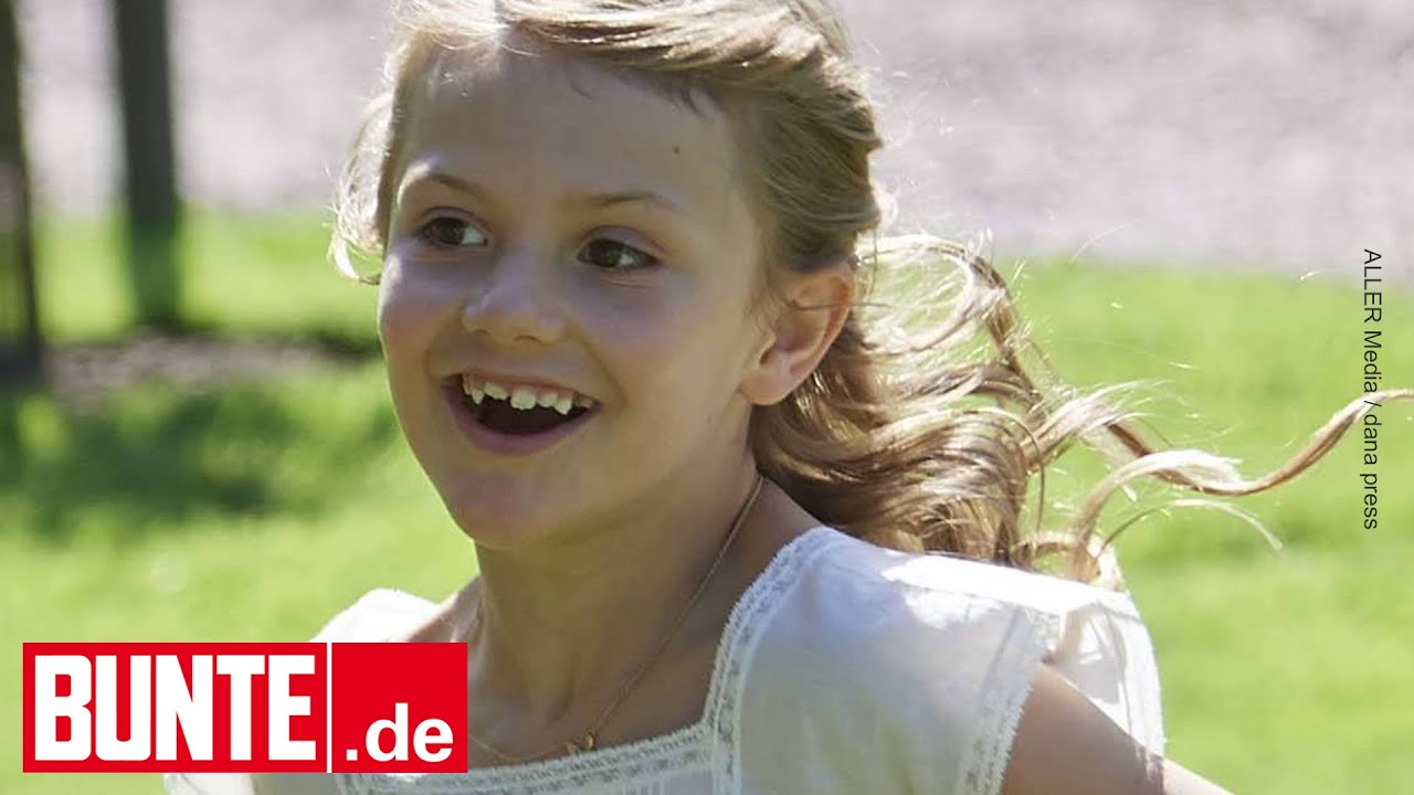Estelle von Schweden - Hampelmann im Wald – mit gebrochenem Bein und Krücken!