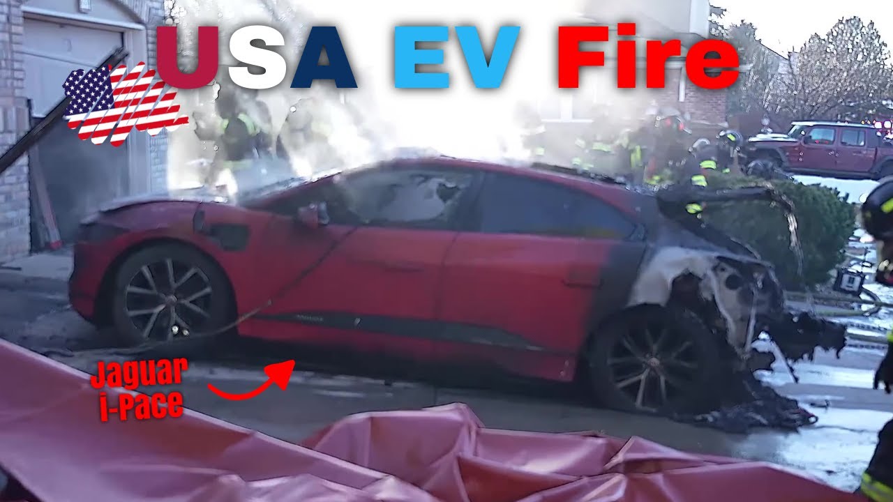 USA Electric Vehicle (EV) Fire! This time Jaguar i-Pace
