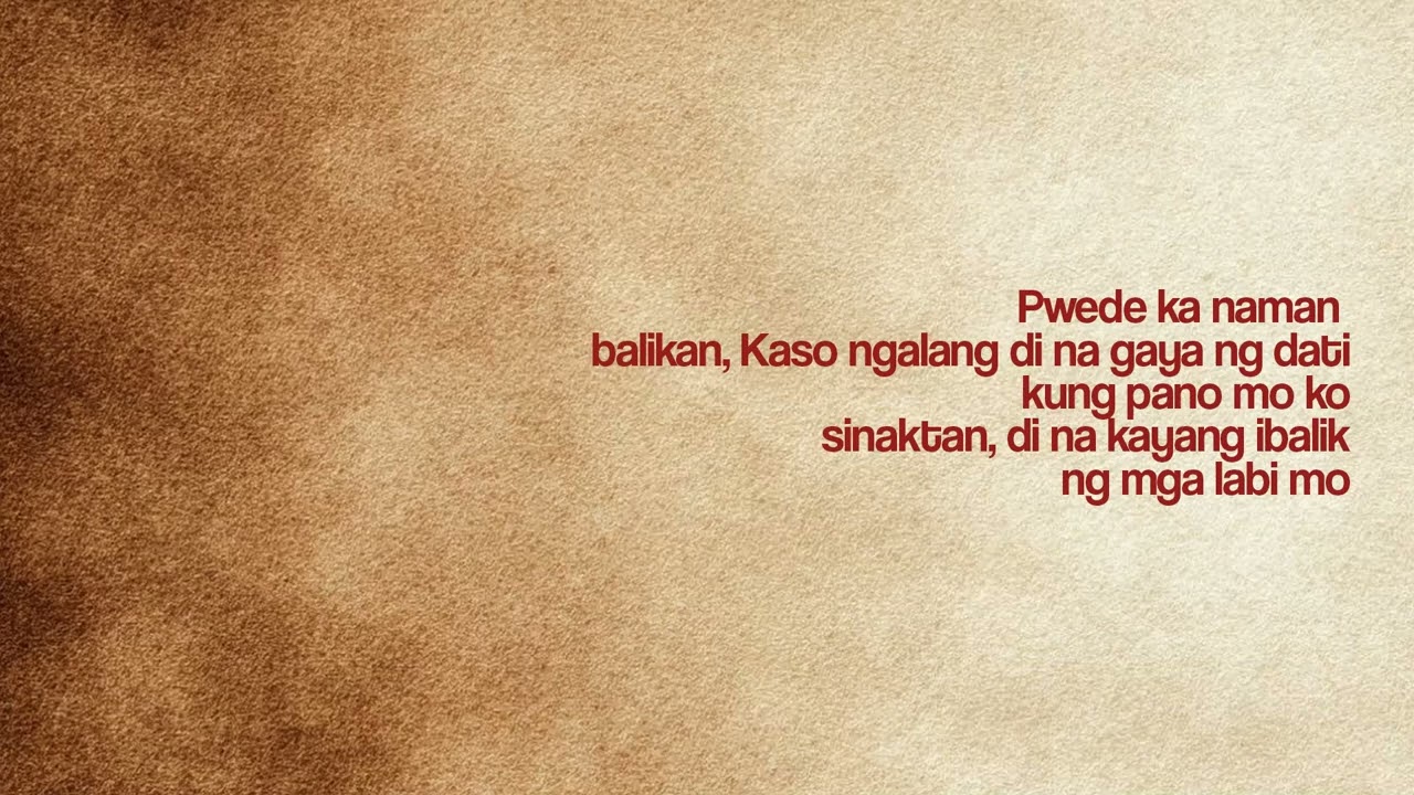 NAKARAAN - CHANO & FUME [Official Lyrics Video]