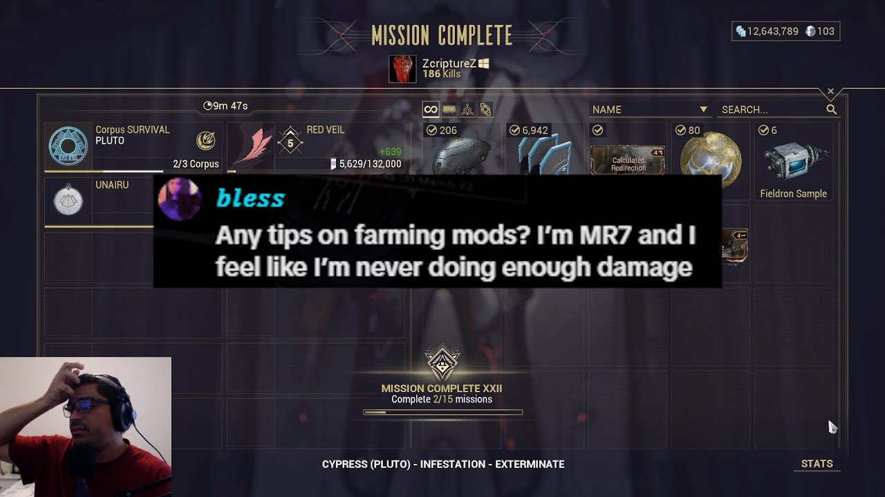 How to farm for mods in Warframe