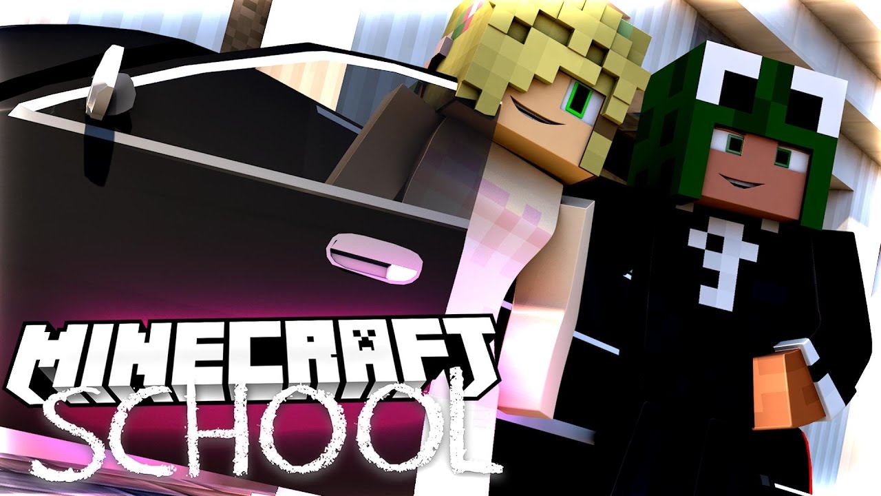 Minecraft School - DANCING WITH MY DATE AT PROM! w/ Little Lizard