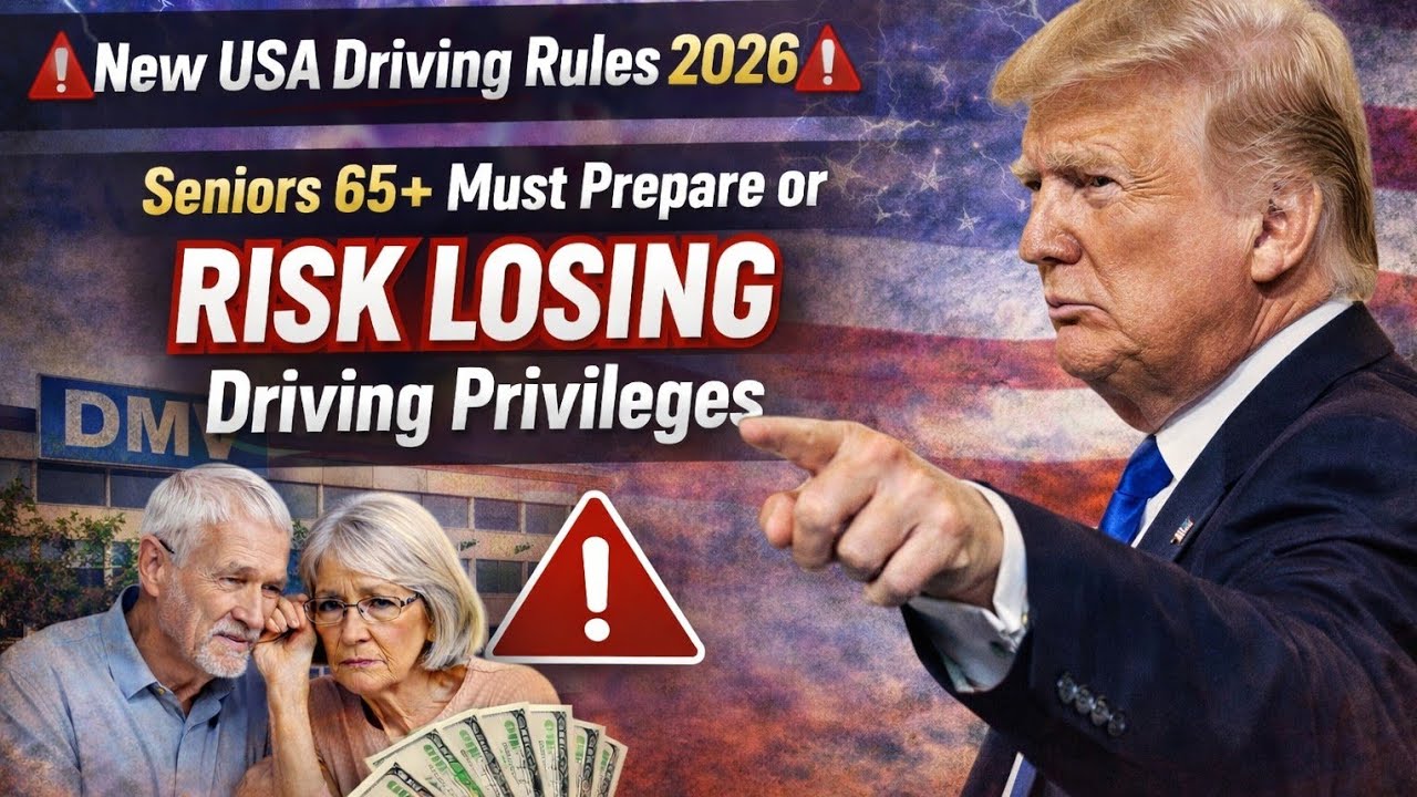 🚨 New USA Driving Rules 2026 Seniors 65+ Must Prepare or Risk Losing Driving Privileges