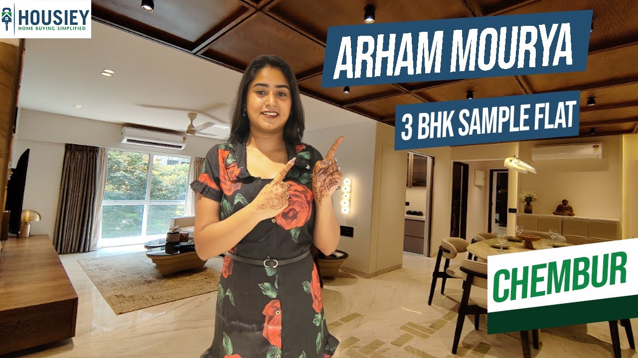 Arham Mourya Chembur | Luxury 3BHK Sample Flat Tour At Mumbai | Price & Review 2025