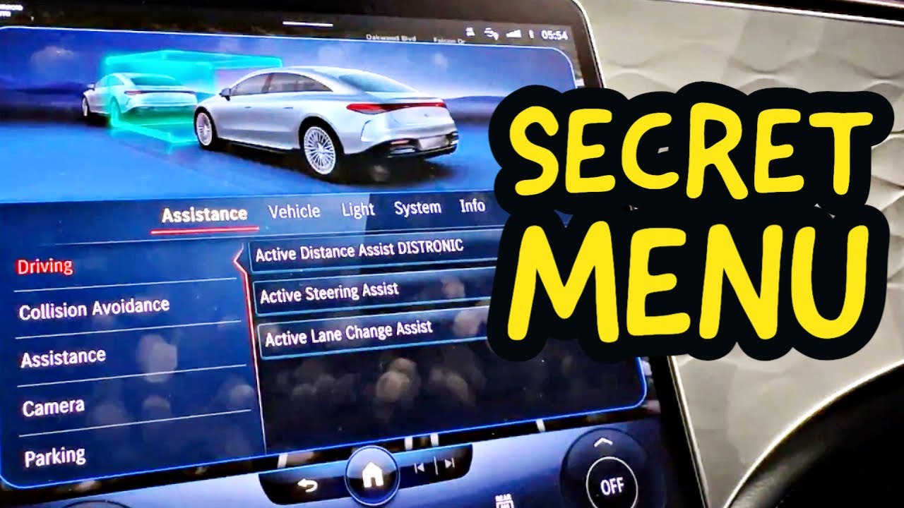 Секретное меню Mercedes EQS — что в нём? Насколько оно полезно?