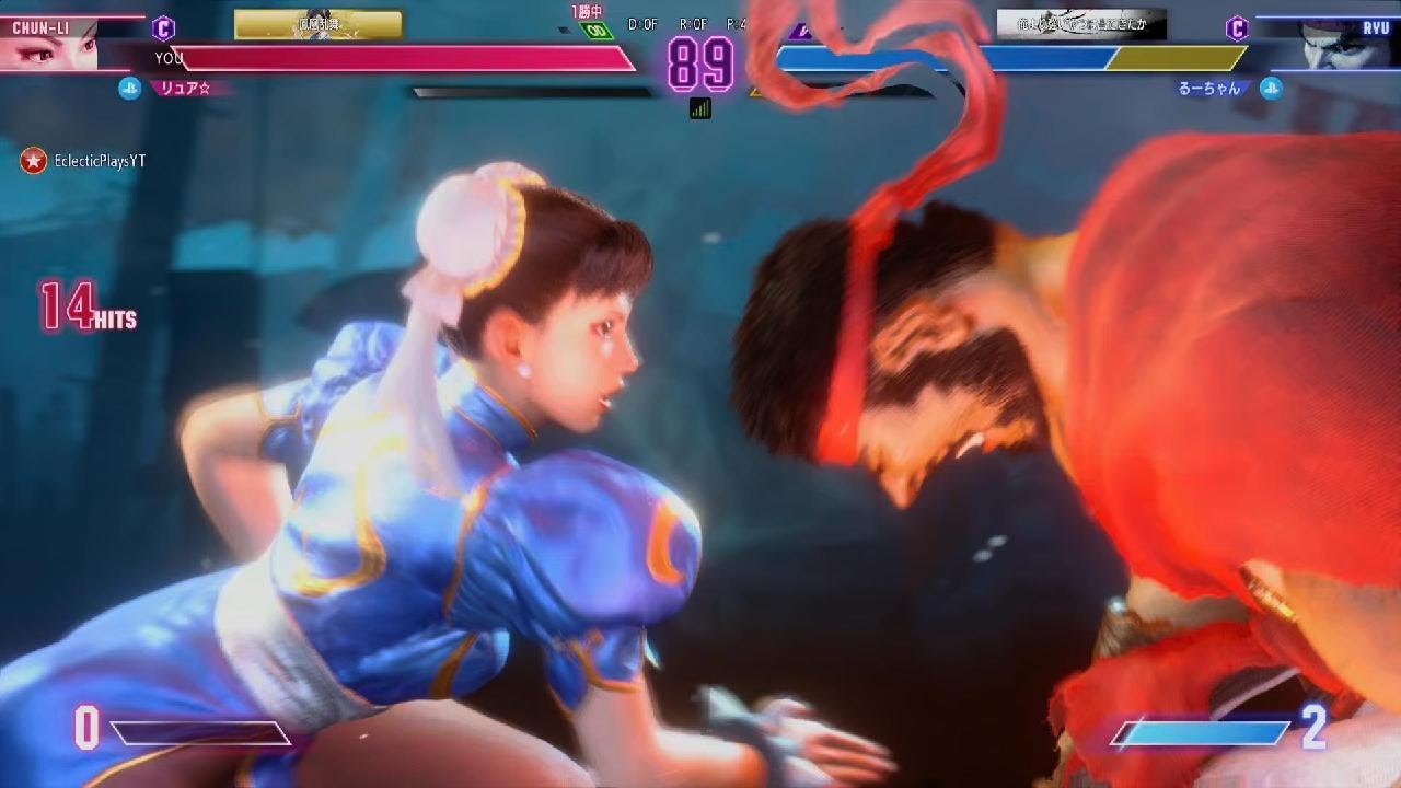 【スト6】春麗 VS リュウ
