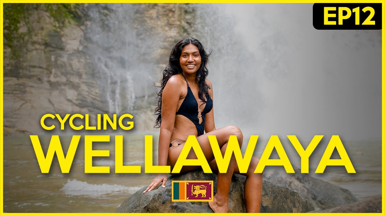 Cycling around Sri Lanka | We found a secret waterfall in Wellawaya