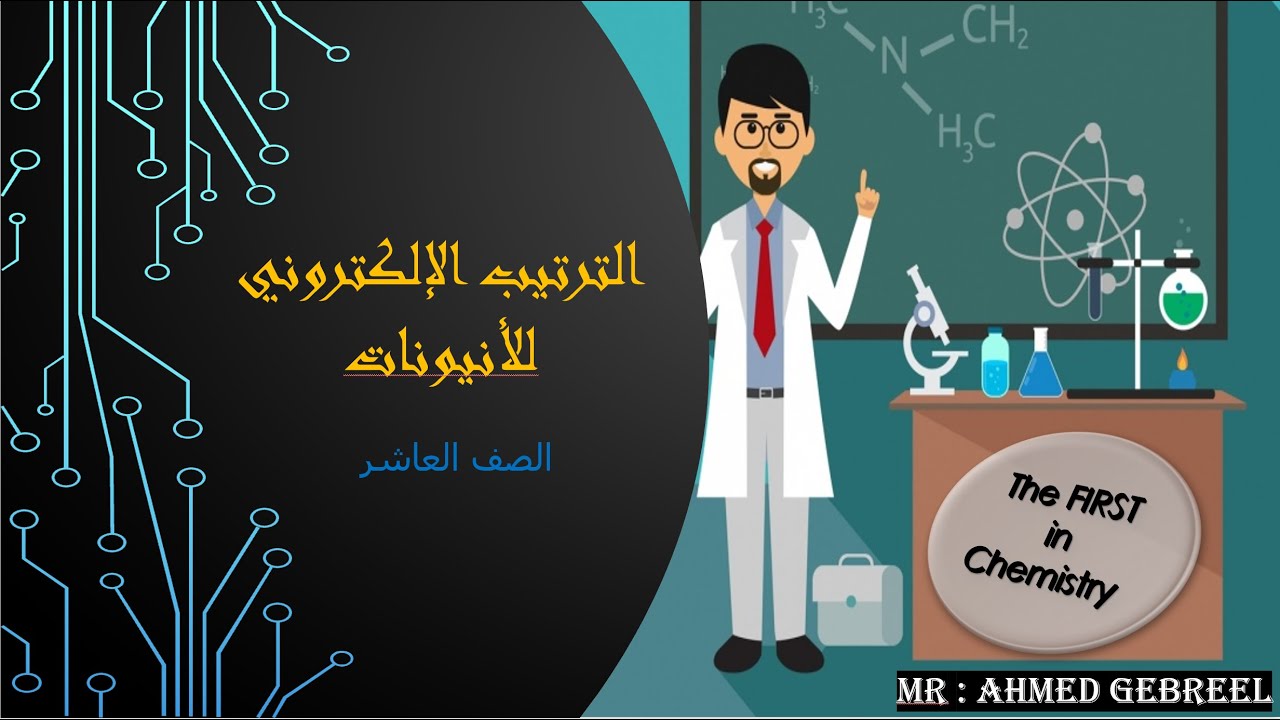2  الترتيب الإلكتروني للأنيونات