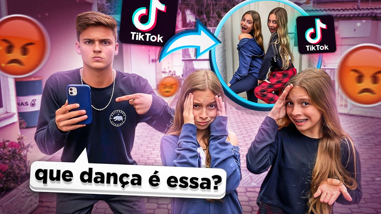 REAGINDO A TIK TOKS DA MINHA IRMÃ DE 12 ANOS! •Irmãos Scribel•