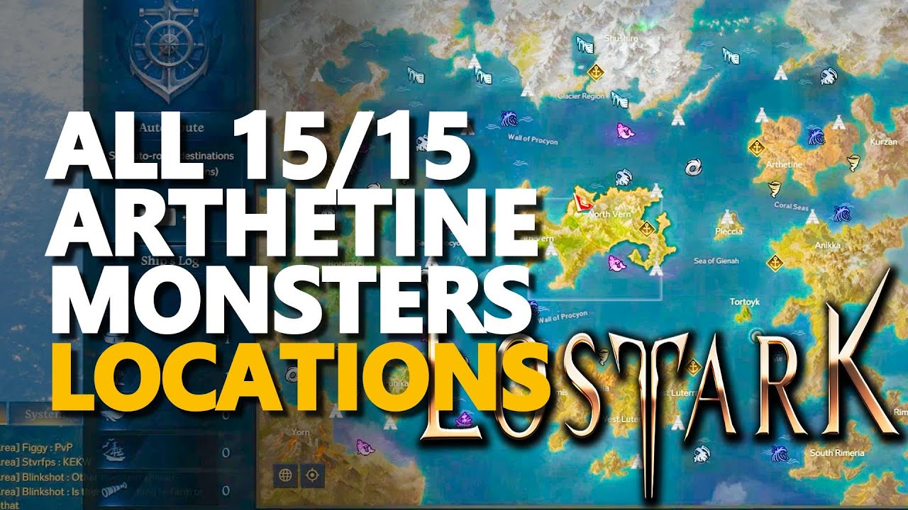 All Arthetine Monsters Lost Ark