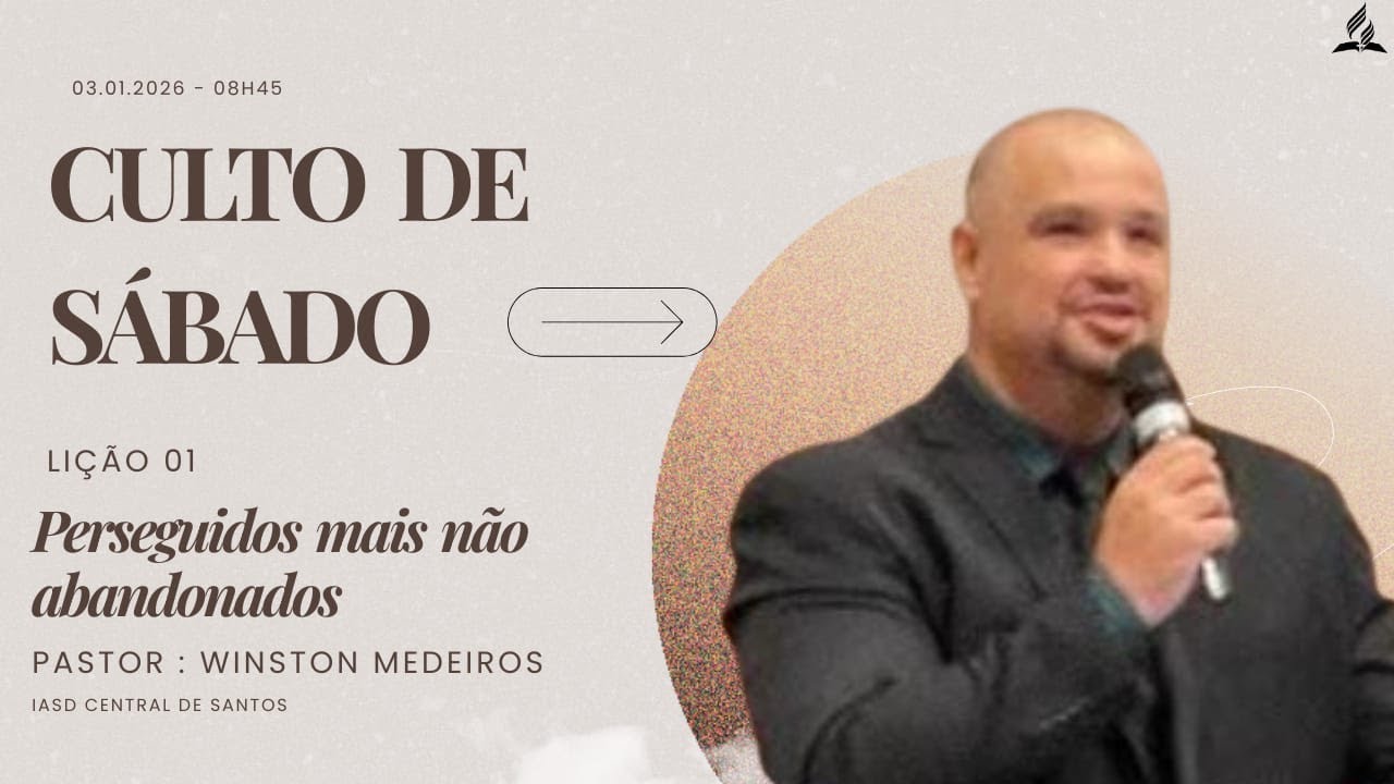 Culto de Sábado | 03/01/2026