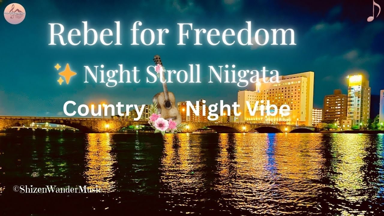 Rebel for Freedom | Country Music Night Stroll at Niigata’s Bandai Bridge Park & Shinano River
