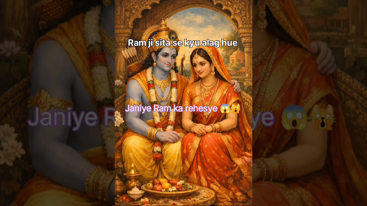 Ram ji sita se kyu alag hue | Janiye Ram ka rehesye 😱🙀