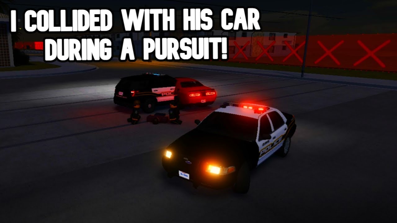 I COLLIDED with his car during a PURSUIT! *I had to call EMS* | Society | Dev Access (Roblox)