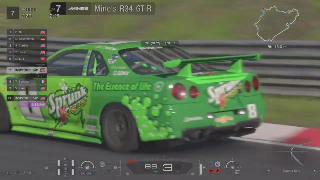 Gran Turismo 7: Nürburgring All my favorite Nissans.