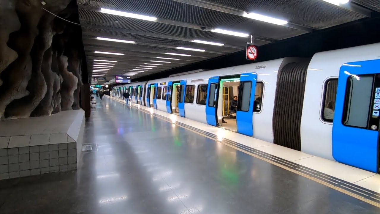Stockholm Metro Ride - T-Centralen to Tekniska Högskolan | Sweden | 22/04/24