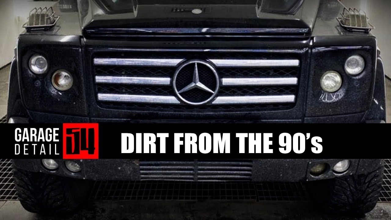Detailing and deep cleaning an absolutely FILTHY G-wagon