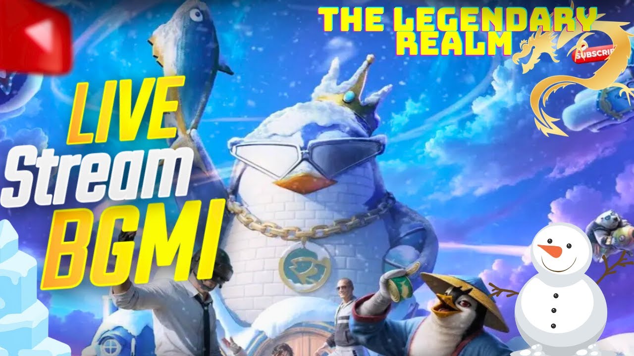 BGMI LIVE 🔴 Intense Rank Push & Clutch Gameplay | High Kills | The Legendary Realm