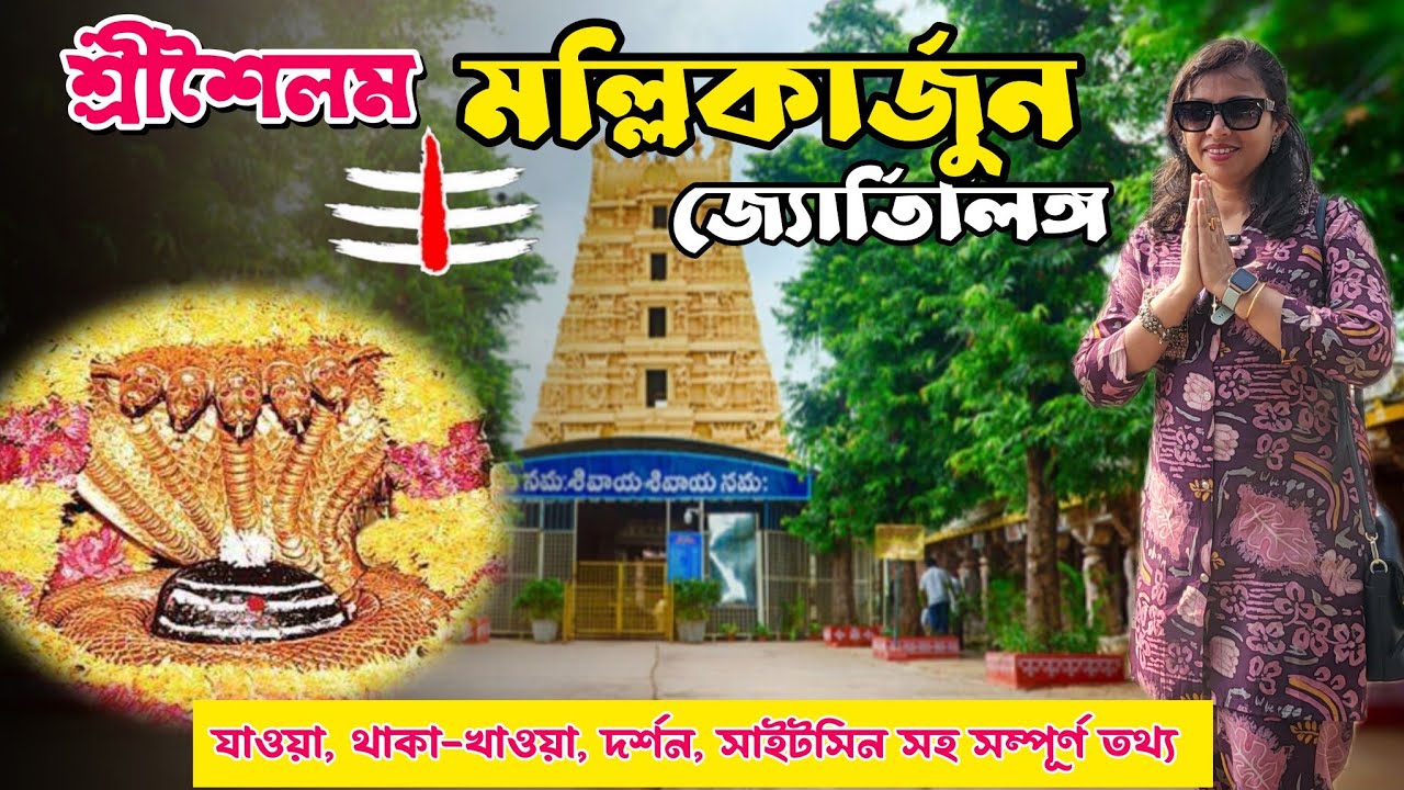 শ্রীশৈলম মল্লিকার্জুন জ্যোর্তিলিঙ্গ দর্শন || Hyderabad to SRISAILAM || ১২ জ্যোর্তিলিঙ্গ দর্শন