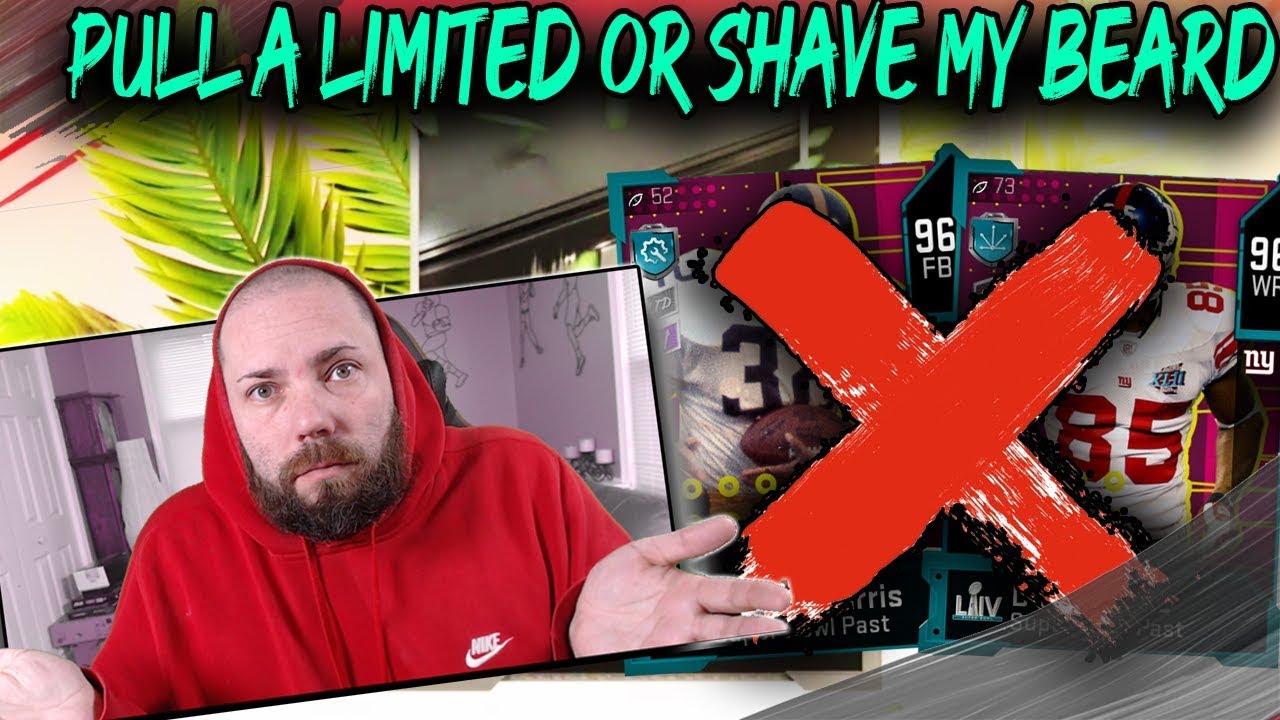 IF I DONT PULL A LIMITED EDITION I WILL SHAVE MY BEARD! [MADDEN 20 ULTIMATE TEAM]