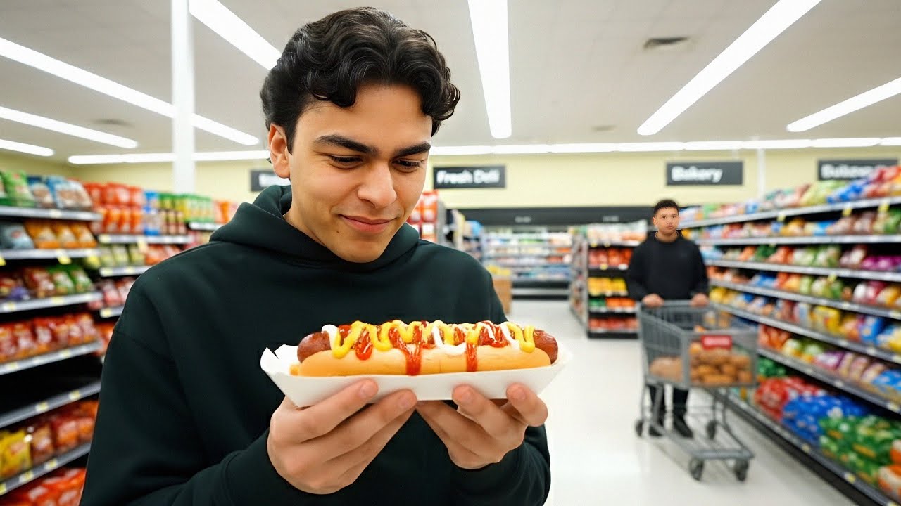 Este SUPERMERCADO en ESTADOS UNIDOS me SORPRENDI&Oacute; con su BUENA COMIDA | LONCHE
