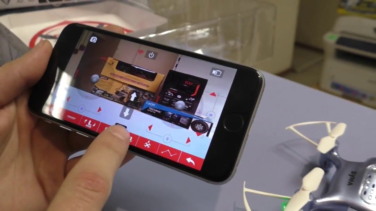 Полный обзор SYMA X21W летаем на пульте и на смартфоне