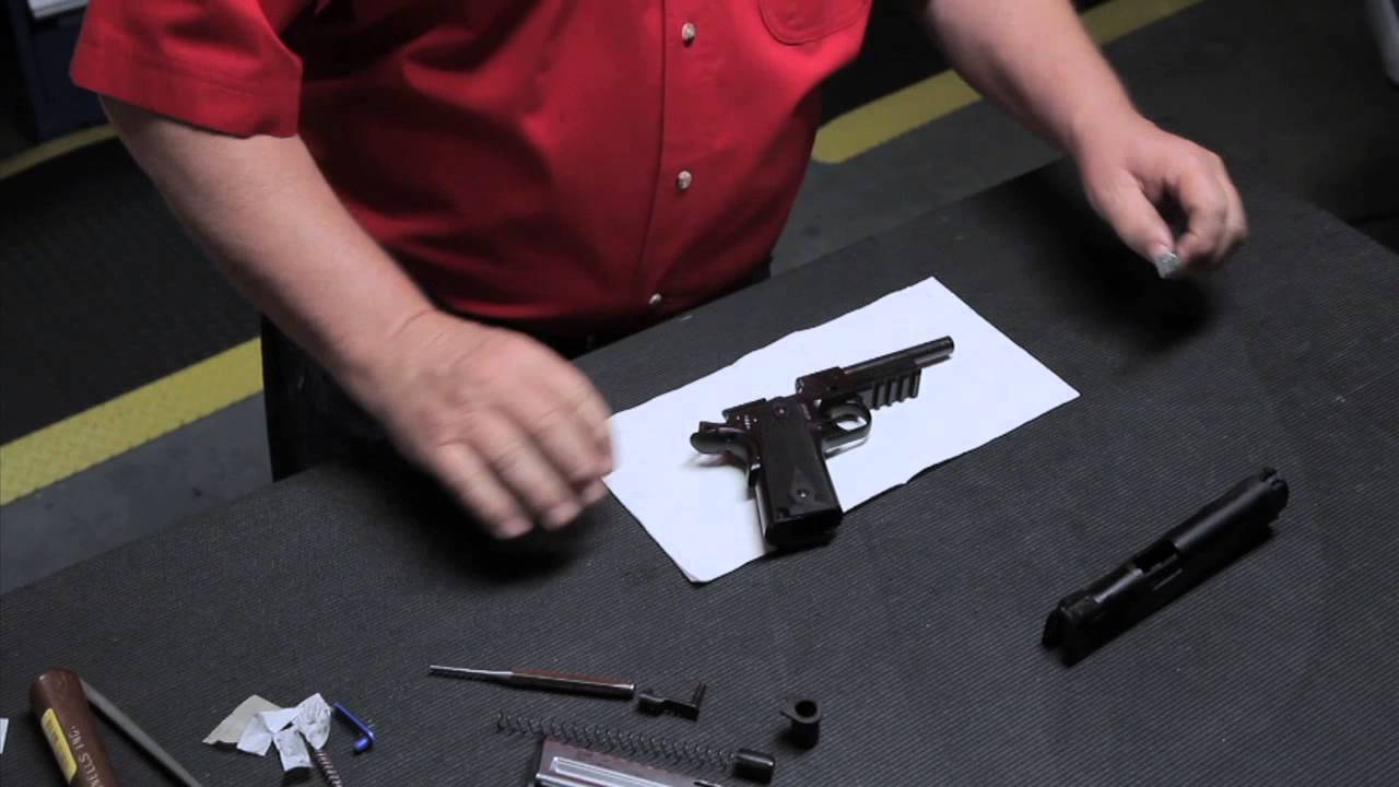 Colt 1911 .22 Field Stripping & Cleaning