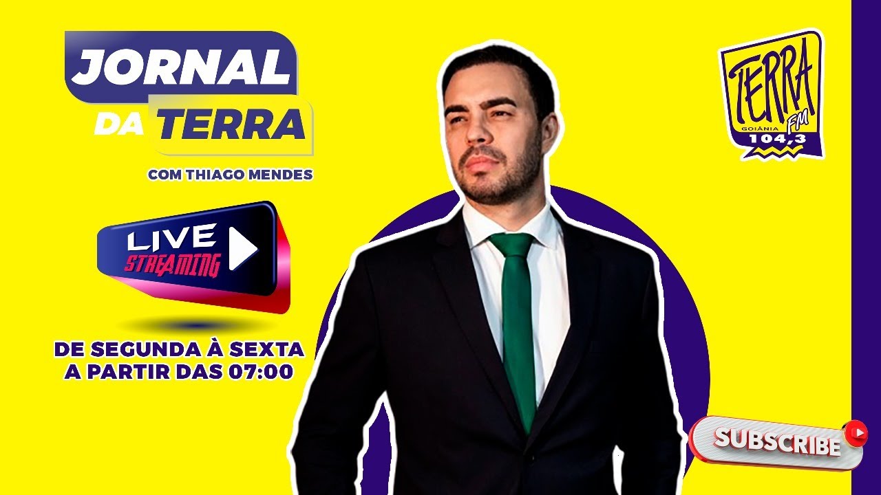 Jornal da Terra | #live | Terra FM Goiânia - #844 13/03/2026