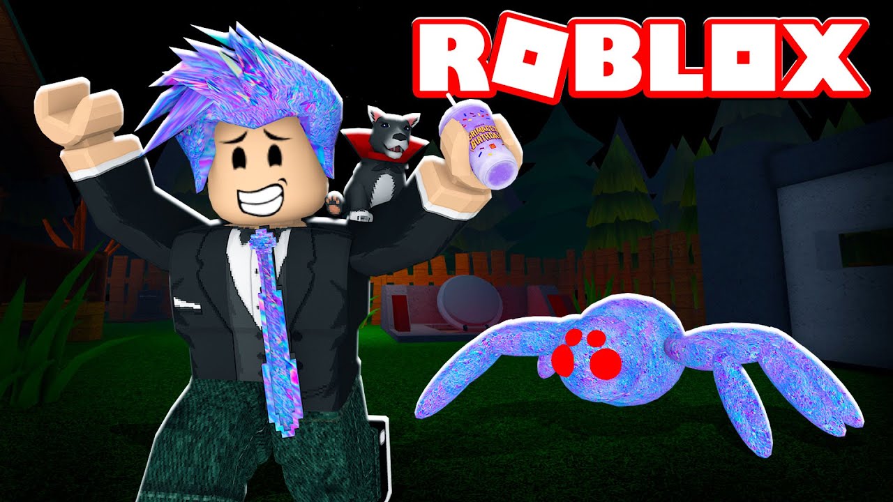 LOKIS CORRENDO DA ARANHA ROXINHA| Roblox - Spider