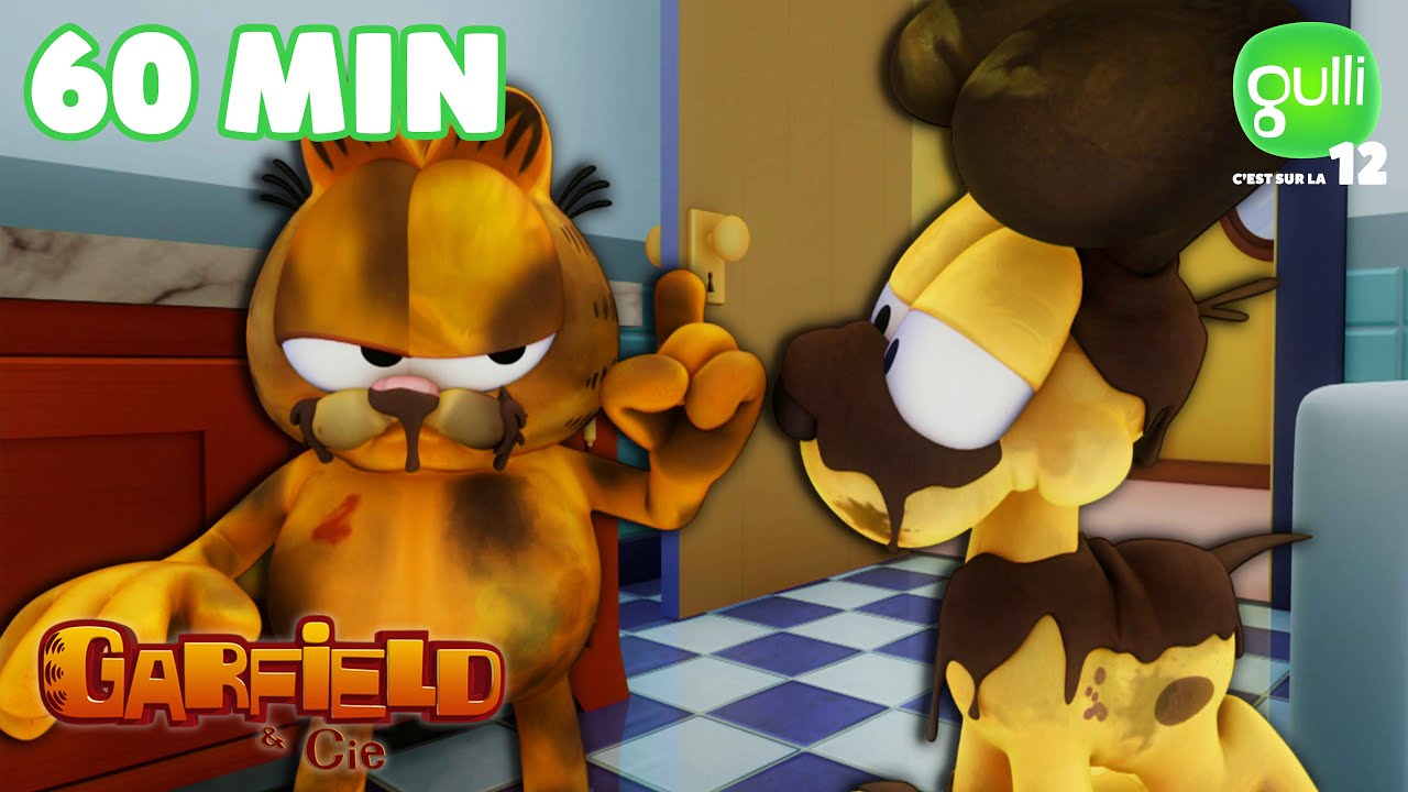 GARFIELD et ODIE ne veulent pas prendre de bain 🛁😱