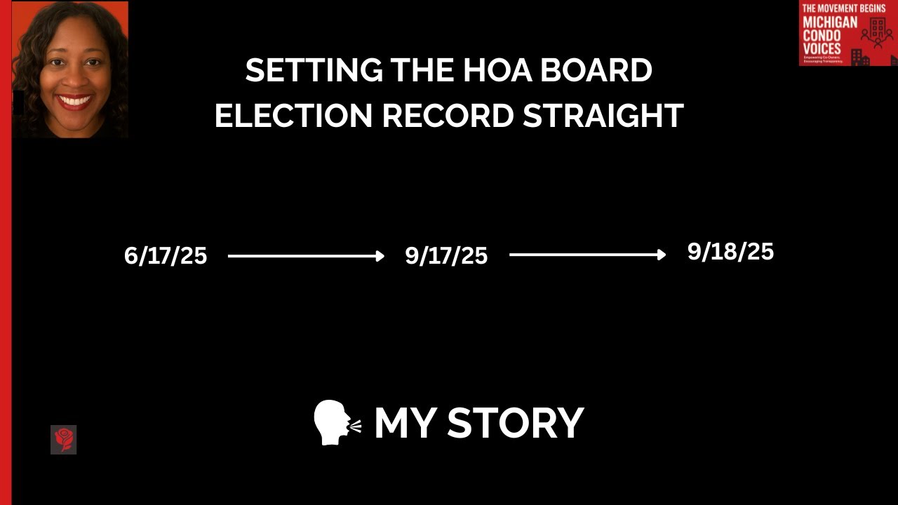 HOA Board Elections Explained - What Co-Owners Are Often Not Told