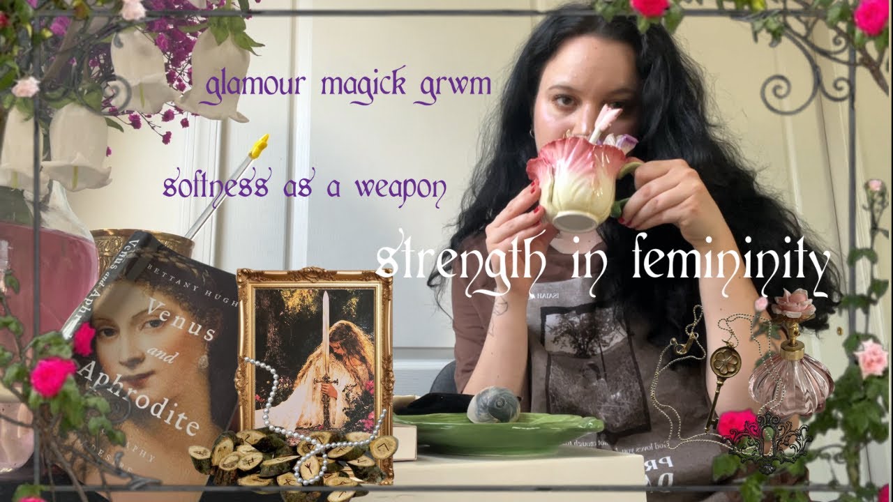 glamour magick grwm ☽◯☾ enchanting makeup, jewelry, and perfume 🔮 ✨aphrodite devotee work 